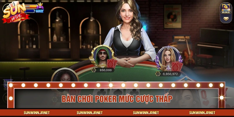 Một số lựa chọn bàn chơi vốn cực thấp