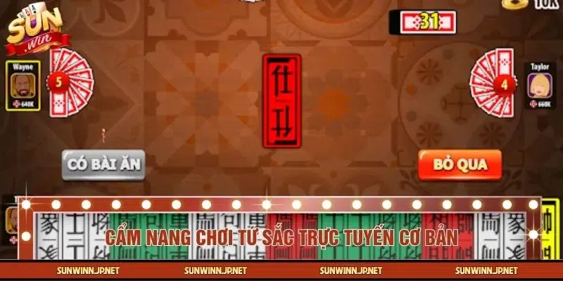 Hướng dẫn quy tắc ăn quân và làm tròn bài Tứ Sắc